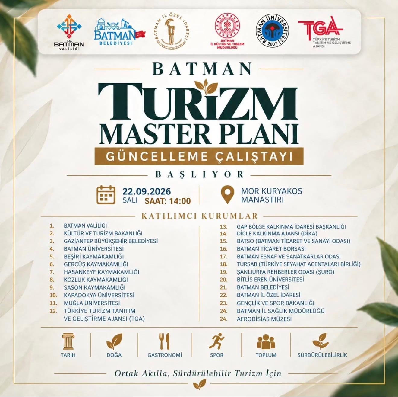 Batman Turizm Master Planı güncelleniyor