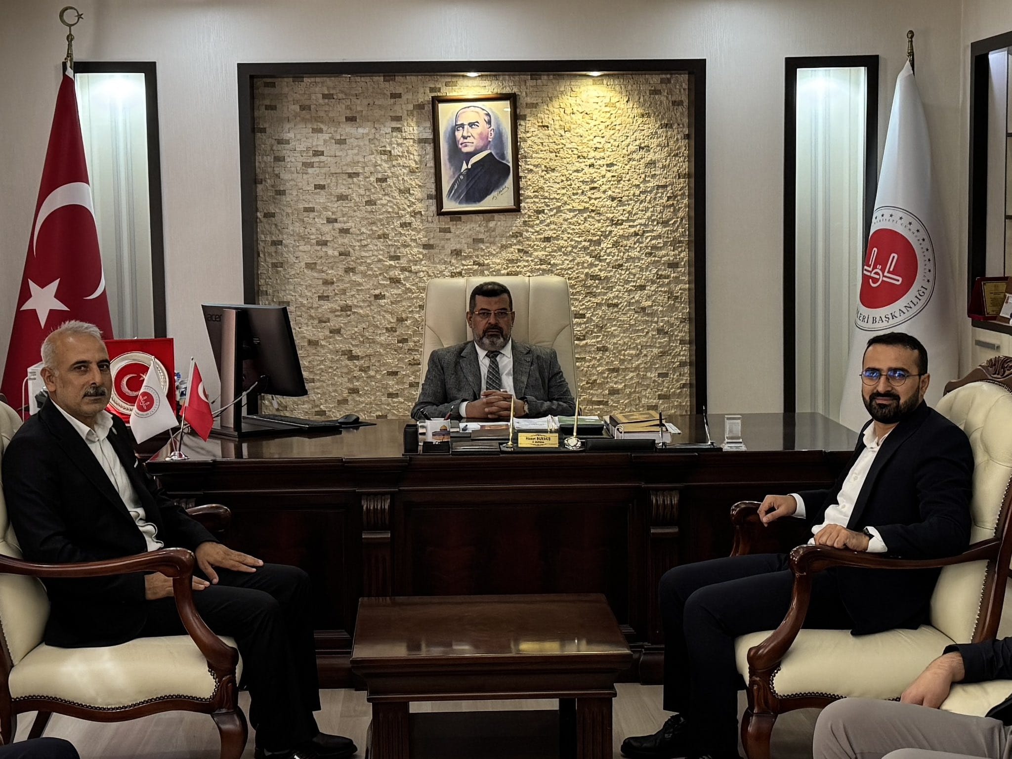 HÜDA PAR’dan İl Müftüsü Durmuş’a ziyaret