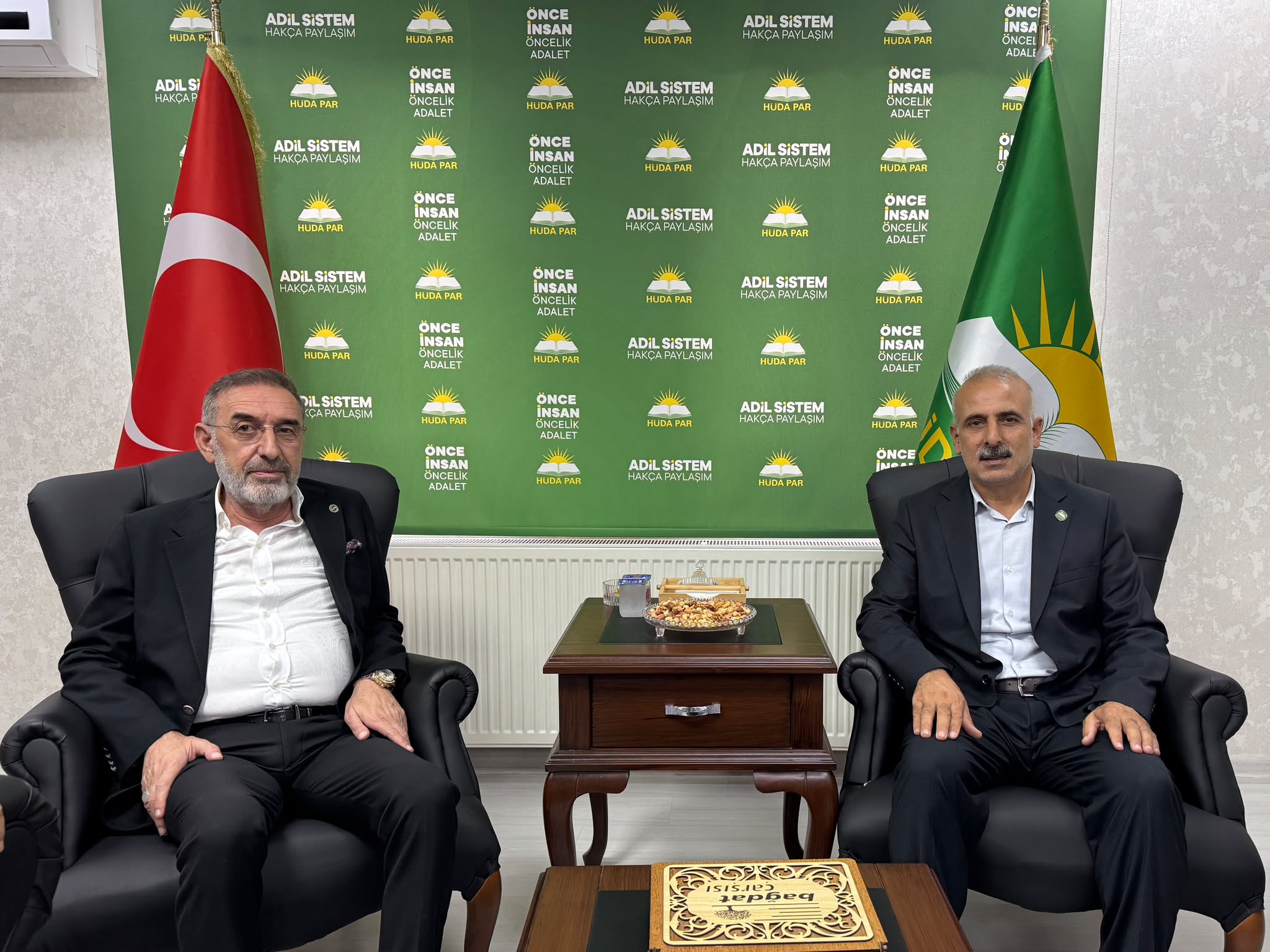Recebanlılar Derneği’nden HÜDA PAR İl Başkanı Doğru’ya Ziyaret