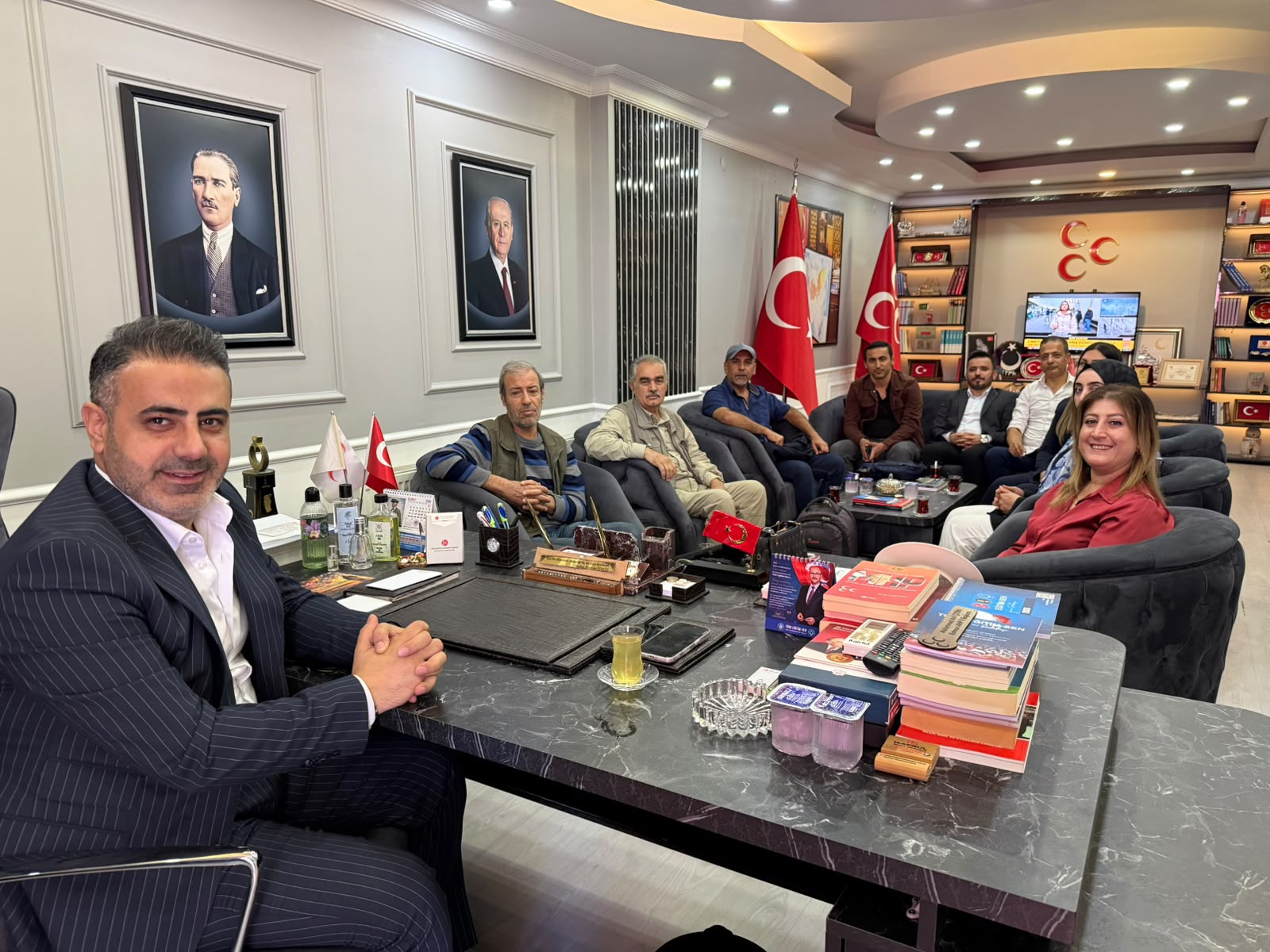 Gazetecilerden MHP’ye Ziyaret: “Batman’ı Güzel Gelişmeler Bekliyor”