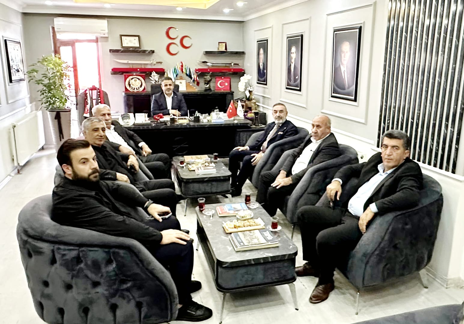 Recebanlılar Derneği’nden MHP Batman İl Başkanlığına Ziyaret
