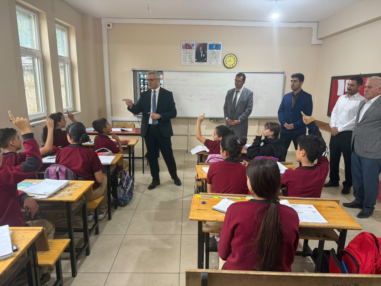Müdür Ciğer’den Sason’da eğitim kurumlarına ziyaret