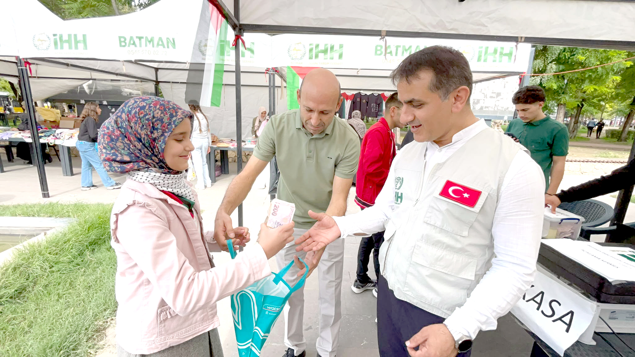 Küçük Meryem Ebrar’dan Gazze’ye Anlamlı Destek