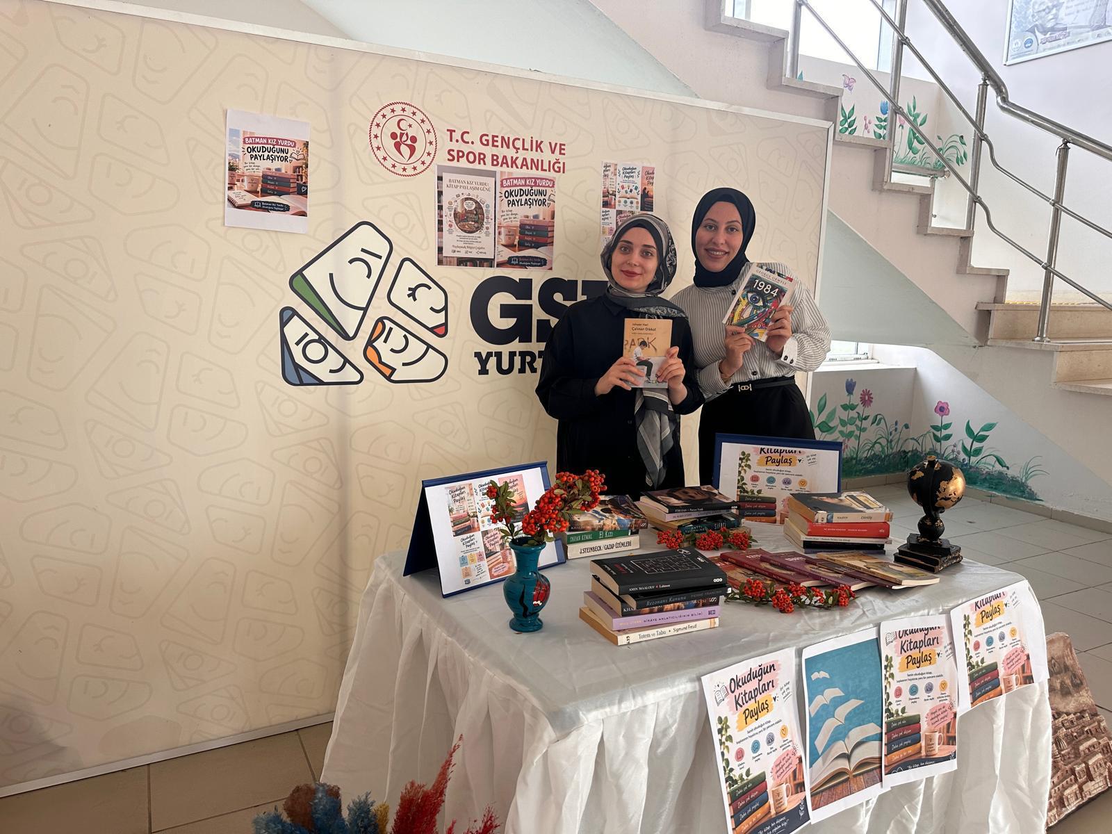 Batı Raman Kız Yurdunda “Okuduğunu Paylaş” Projesi