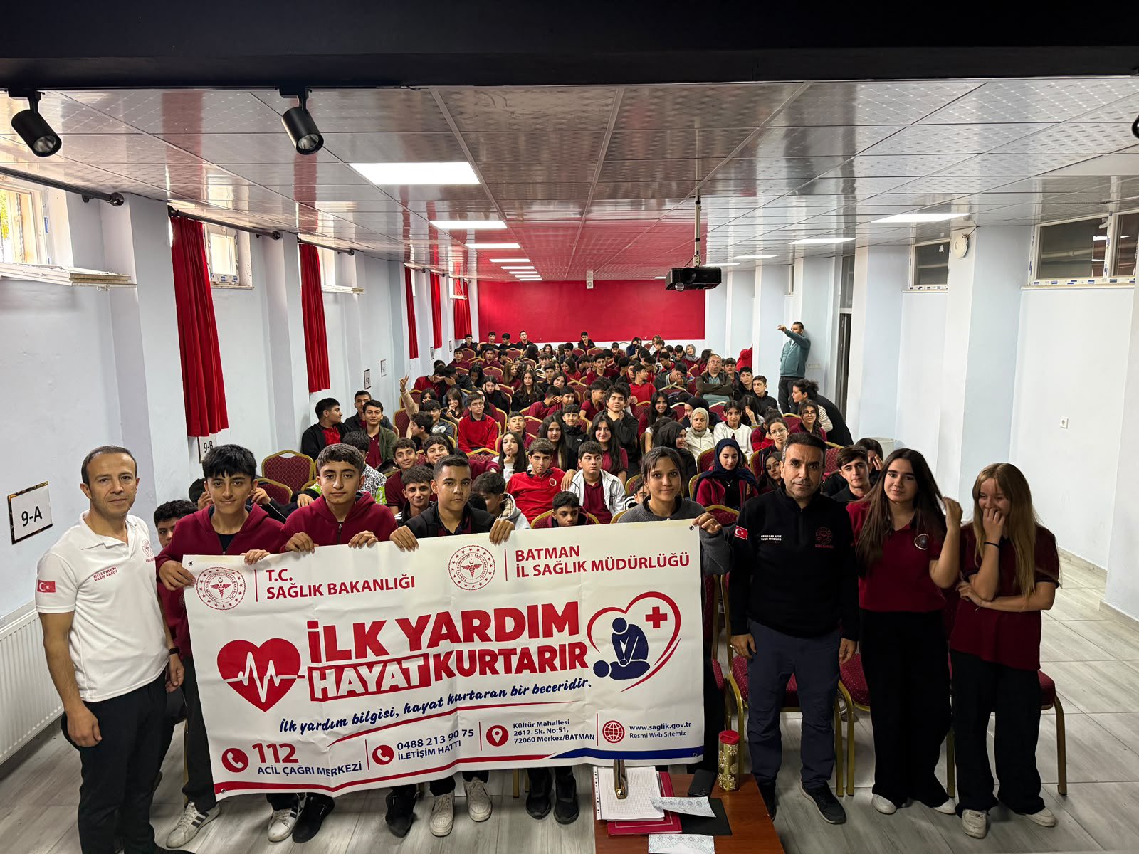Cezeri Anadolu Lisesi Öğrencilerine İlk Yardım Eğitimi
