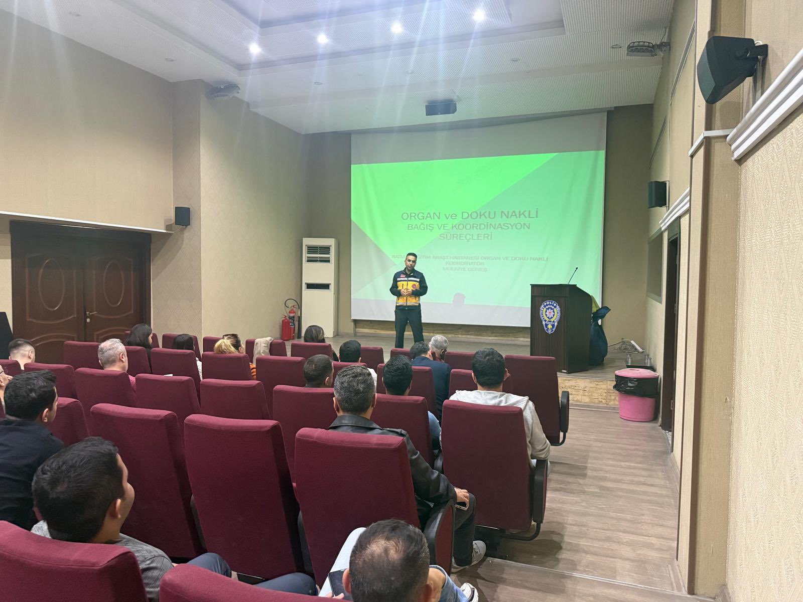 Emniyet Personeline Organ Bağışı ve İlk Yardım Eğitimi