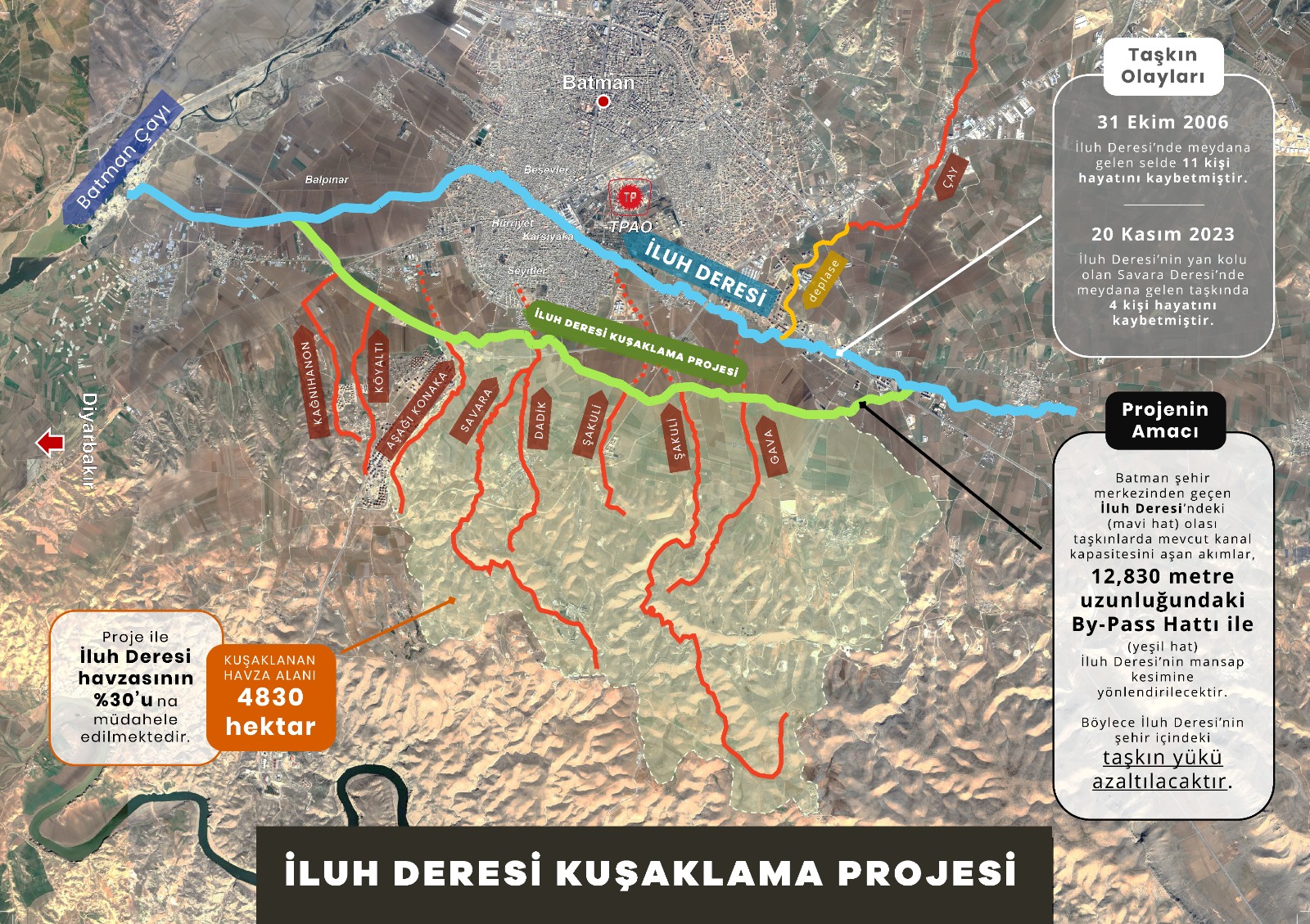 İluh Deresi Projesi İçin 69 Taşınmaza Acele Kamulaştırma