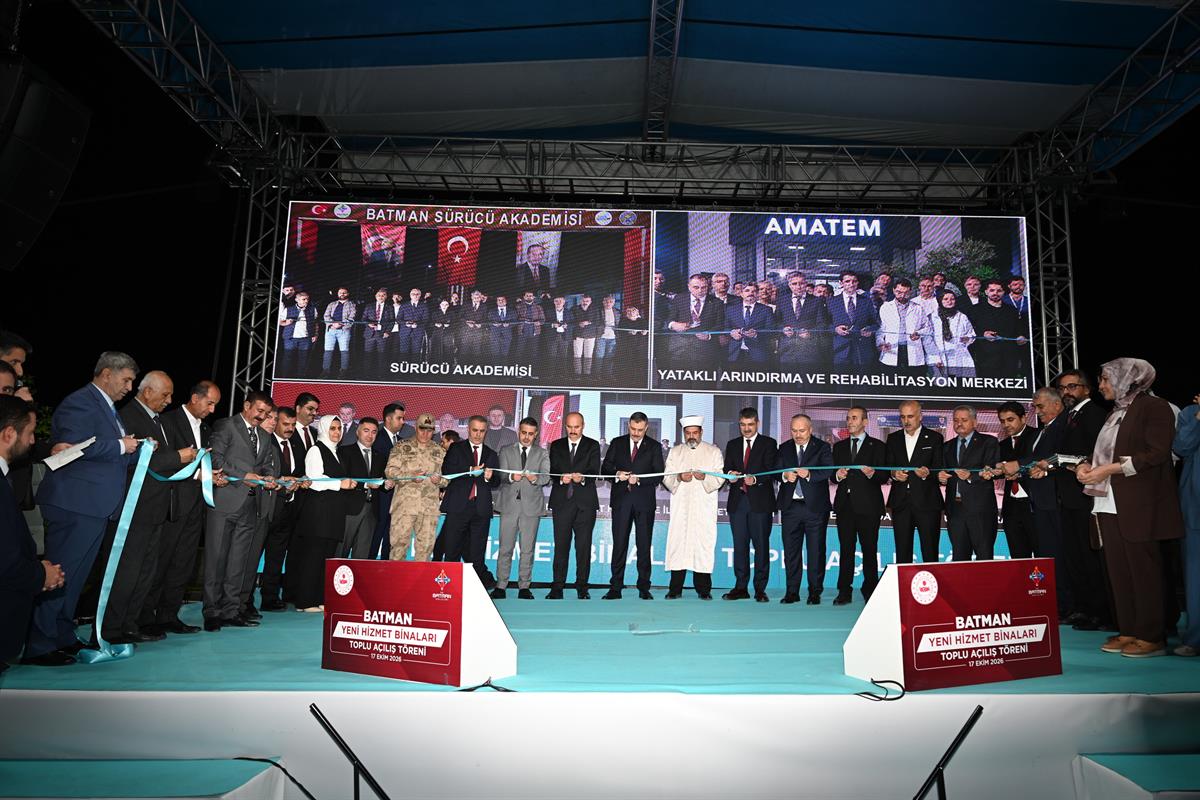 Kamu Yatırımları Toplu Açılışla Hizmete Girdi